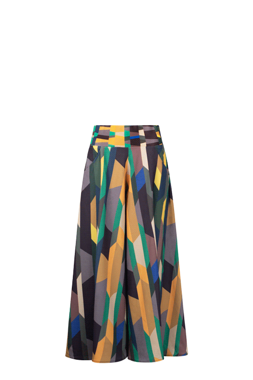 REEVA Olympia Small Blues Print