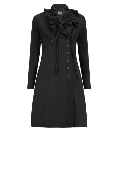 TONGA Black Coats & Jackets Leigh Schubert