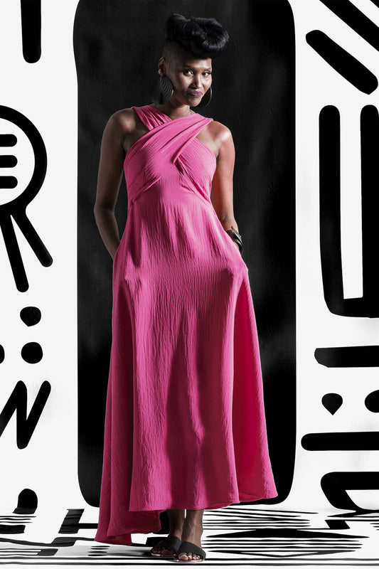 ALISKA Fuchsia Dresses Leigh Schubert