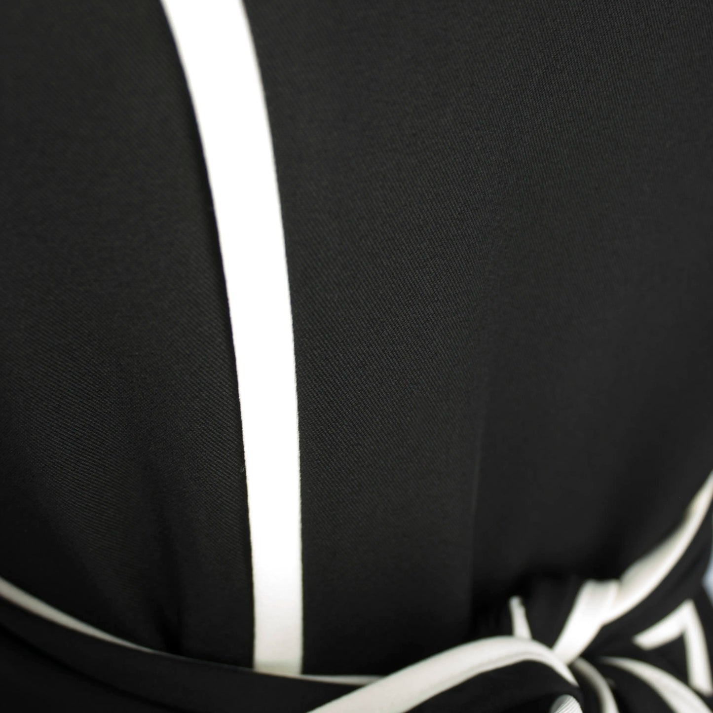 EXCELLA Black with Ivory Coat Dresses Leigh Schubert