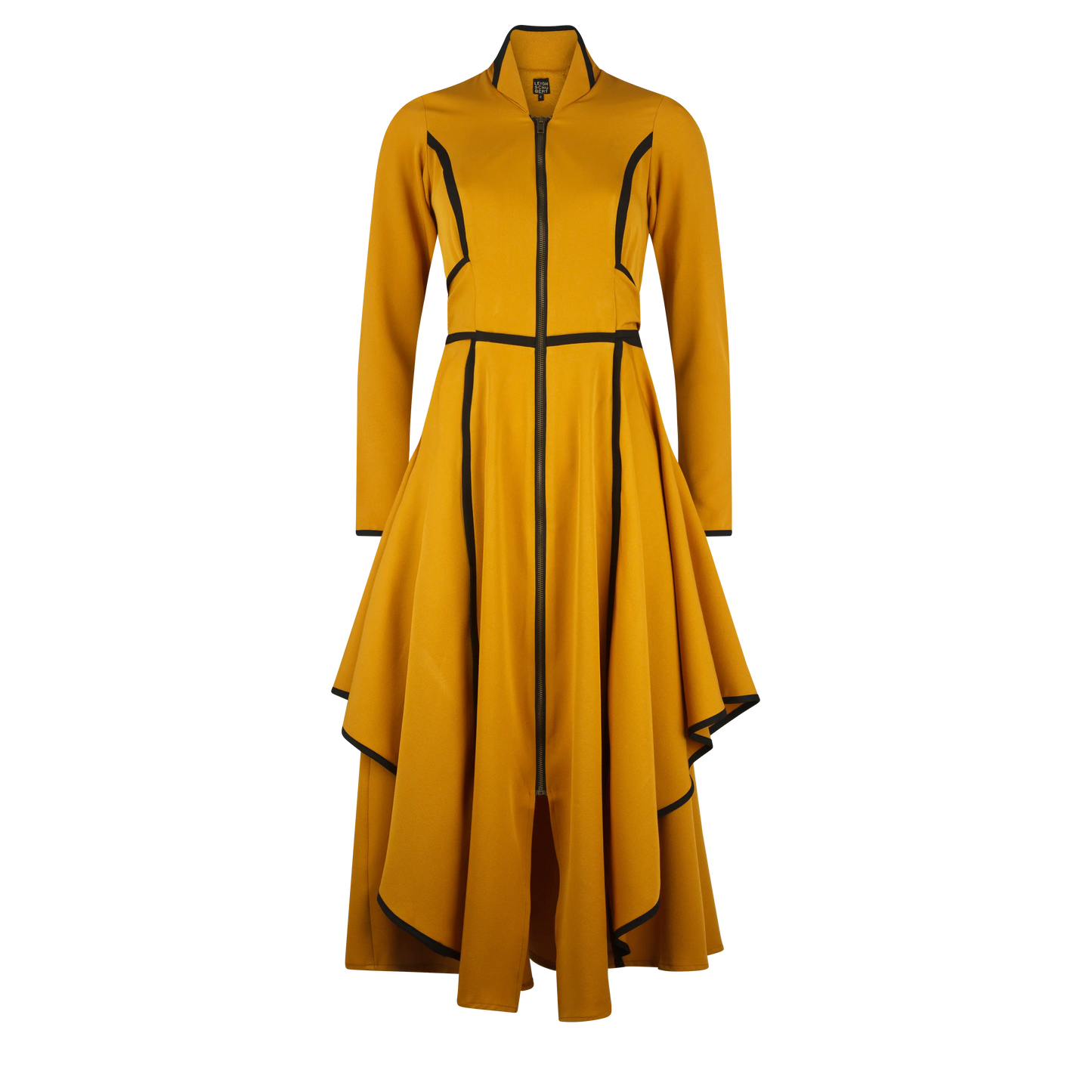 EXCELLA Honey with Black Coat Dresses Leigh Schubert
