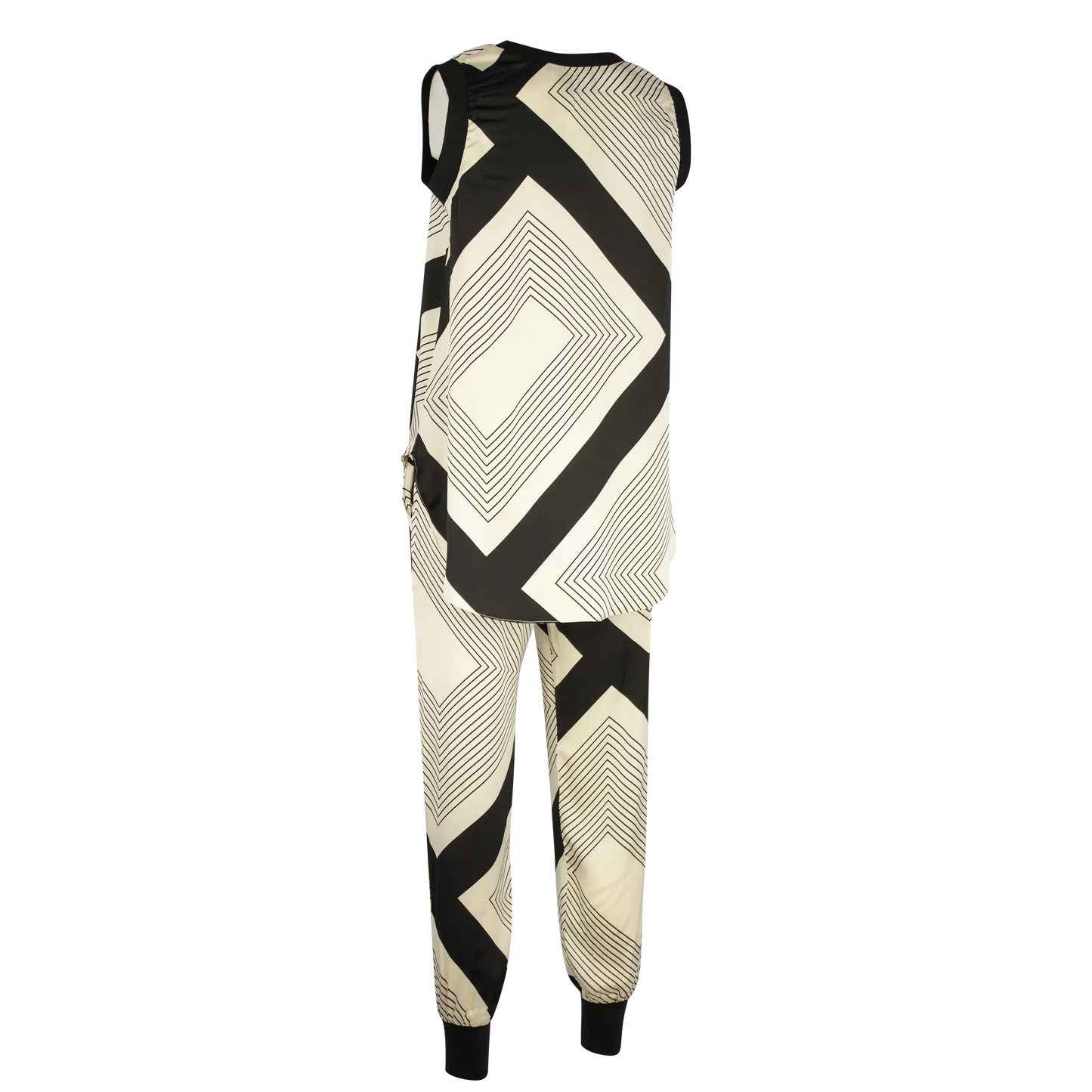 LEEZY Zig Zag Black Ivory Outfit Sets Leigh Schubert