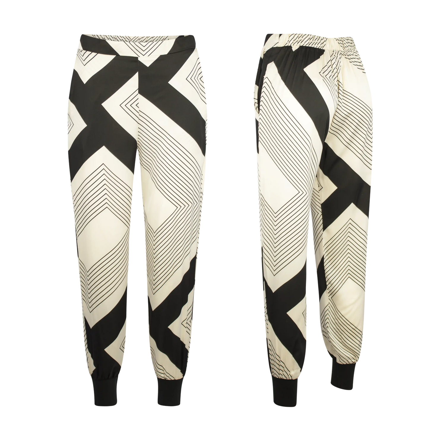 LEEZY Zig Zag Black Ivory Outfit Sets Leigh Schubert