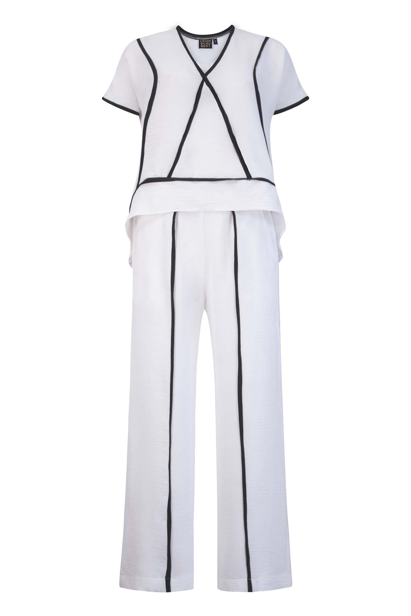 LOS ANGELES Ivory Black Outfit Sets Leigh Schubert