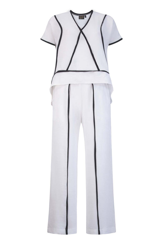 LOS ANGELES Ivory Black Outfit Sets Leigh Schubert