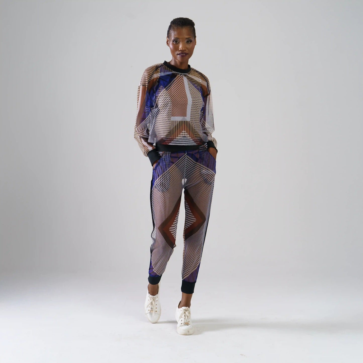 MAKUNDA Sheer tulle Akeso Print Shirts & Tops Leigh Schubert