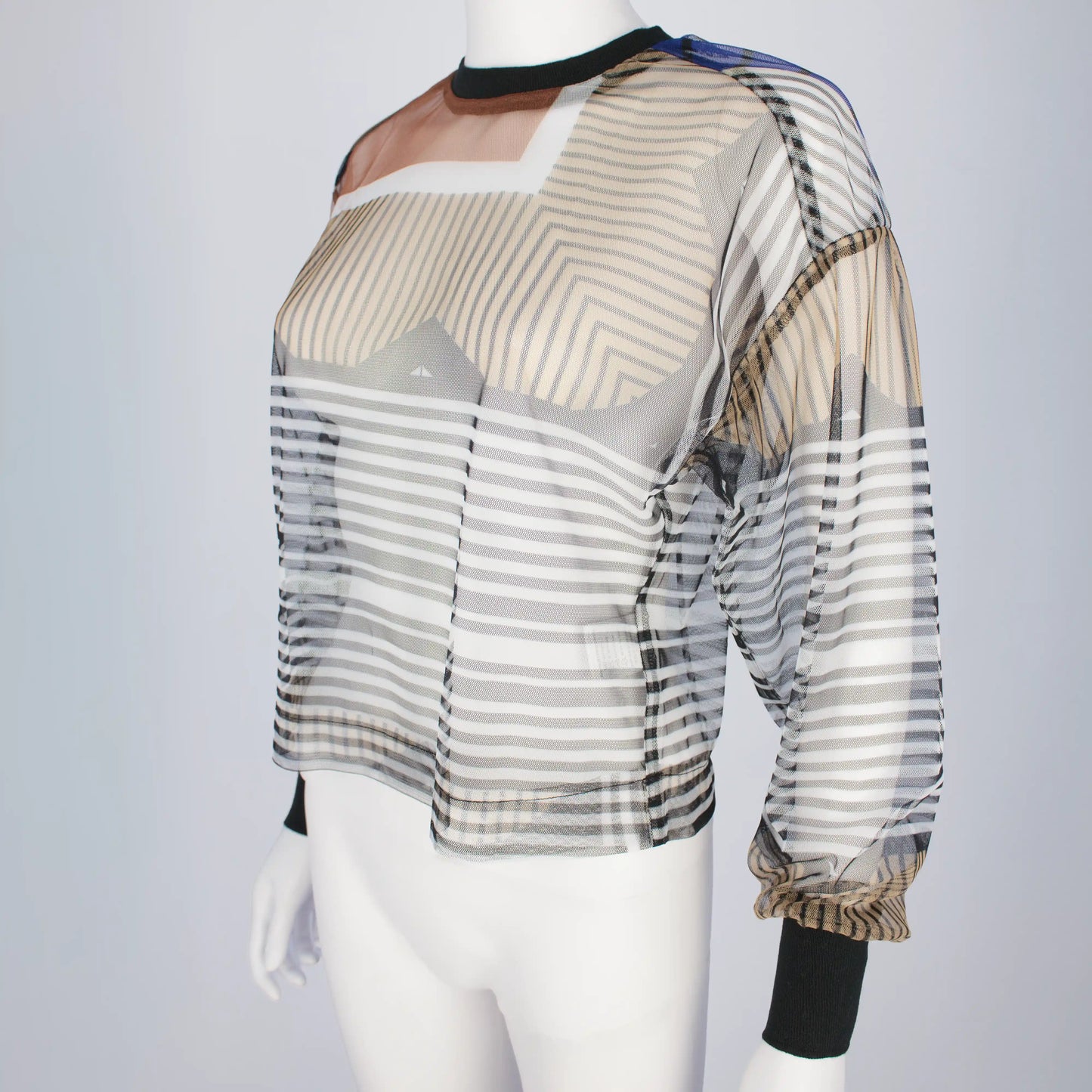MAKUNDA Sheer tulle Akeso Print Shirts & Tops Leigh Schubert
