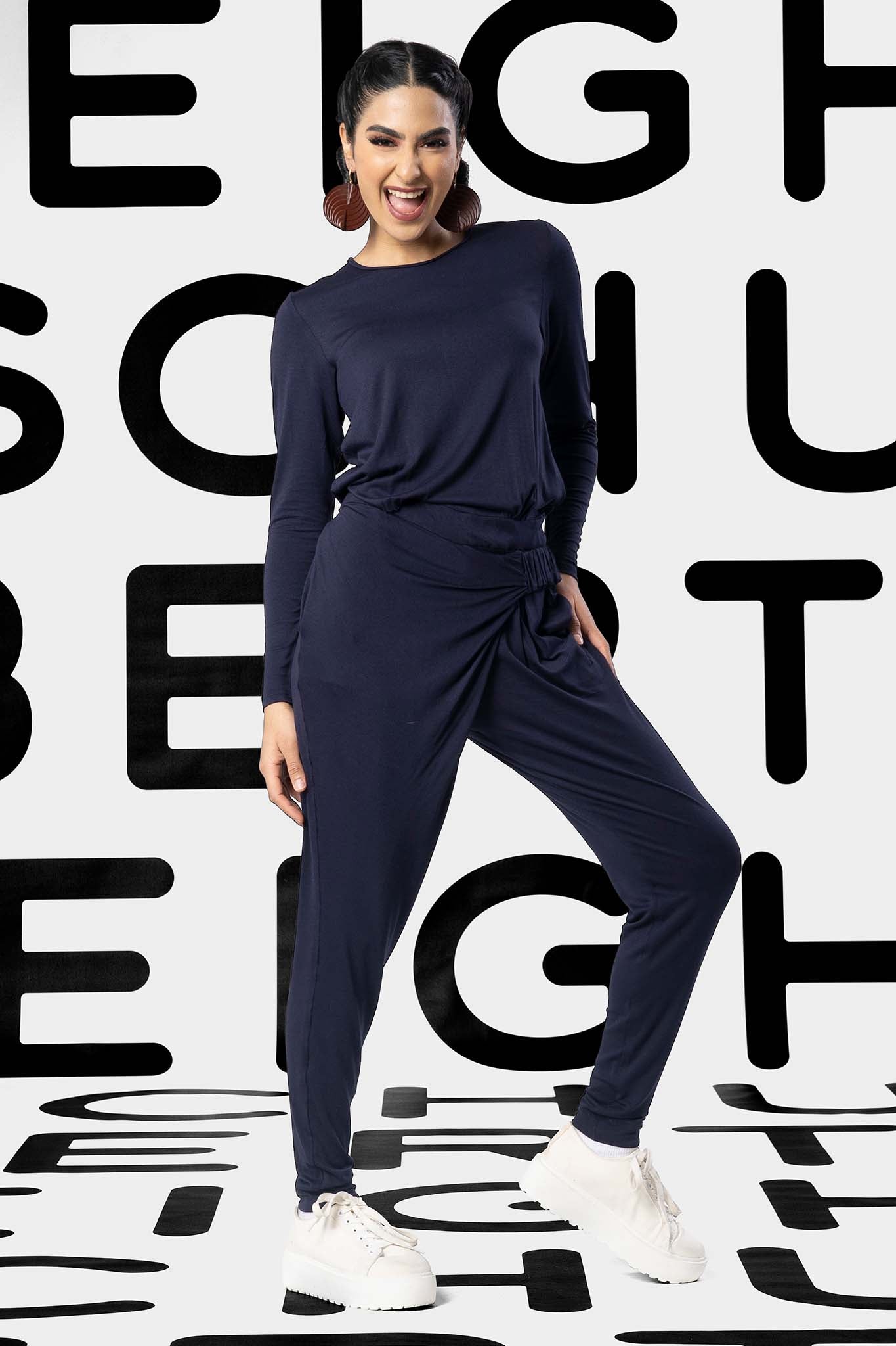 MICKY Navy Jumpsuits & Rompers Leigh Schubert