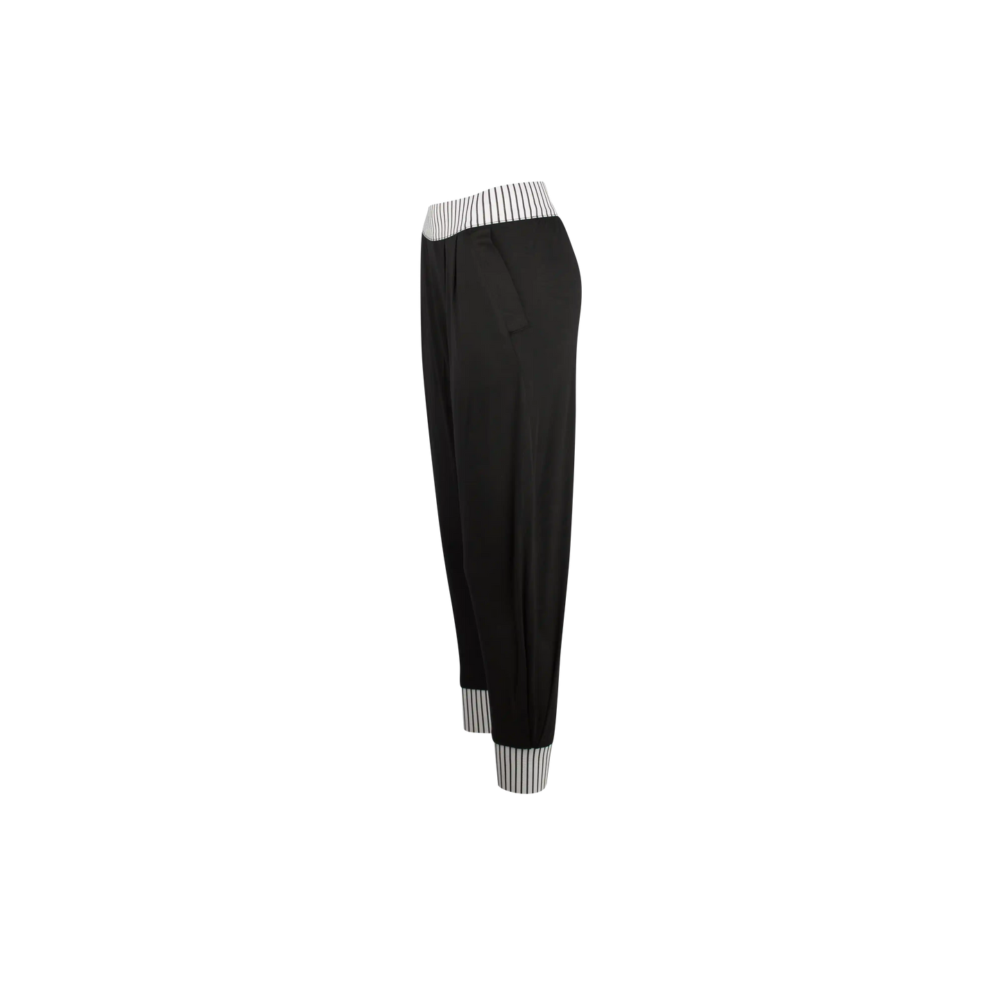 RENAY Black With Stripe Trims Outfit Sets Leigh Schubert