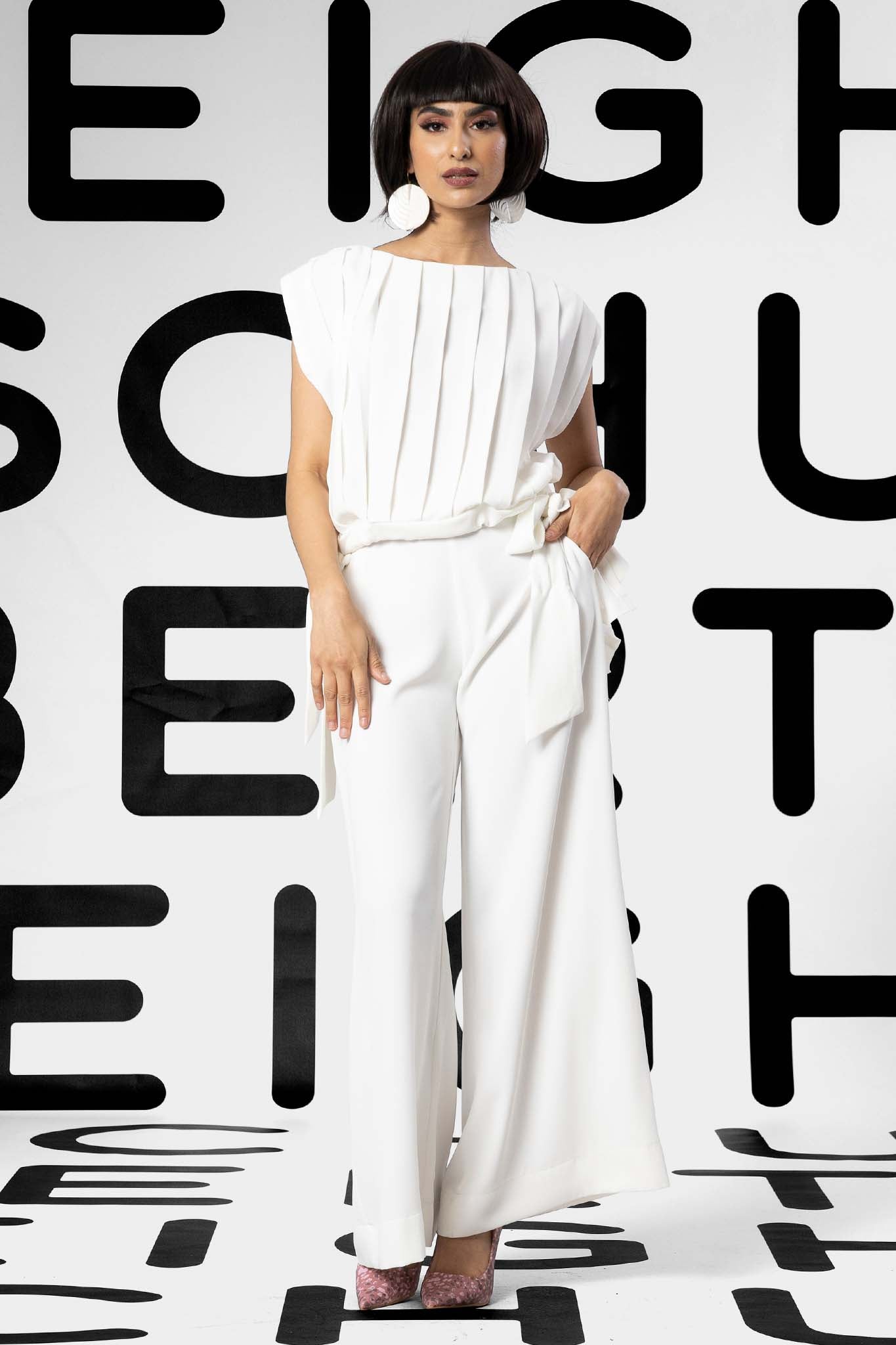 LINDIWE PANT Ivory