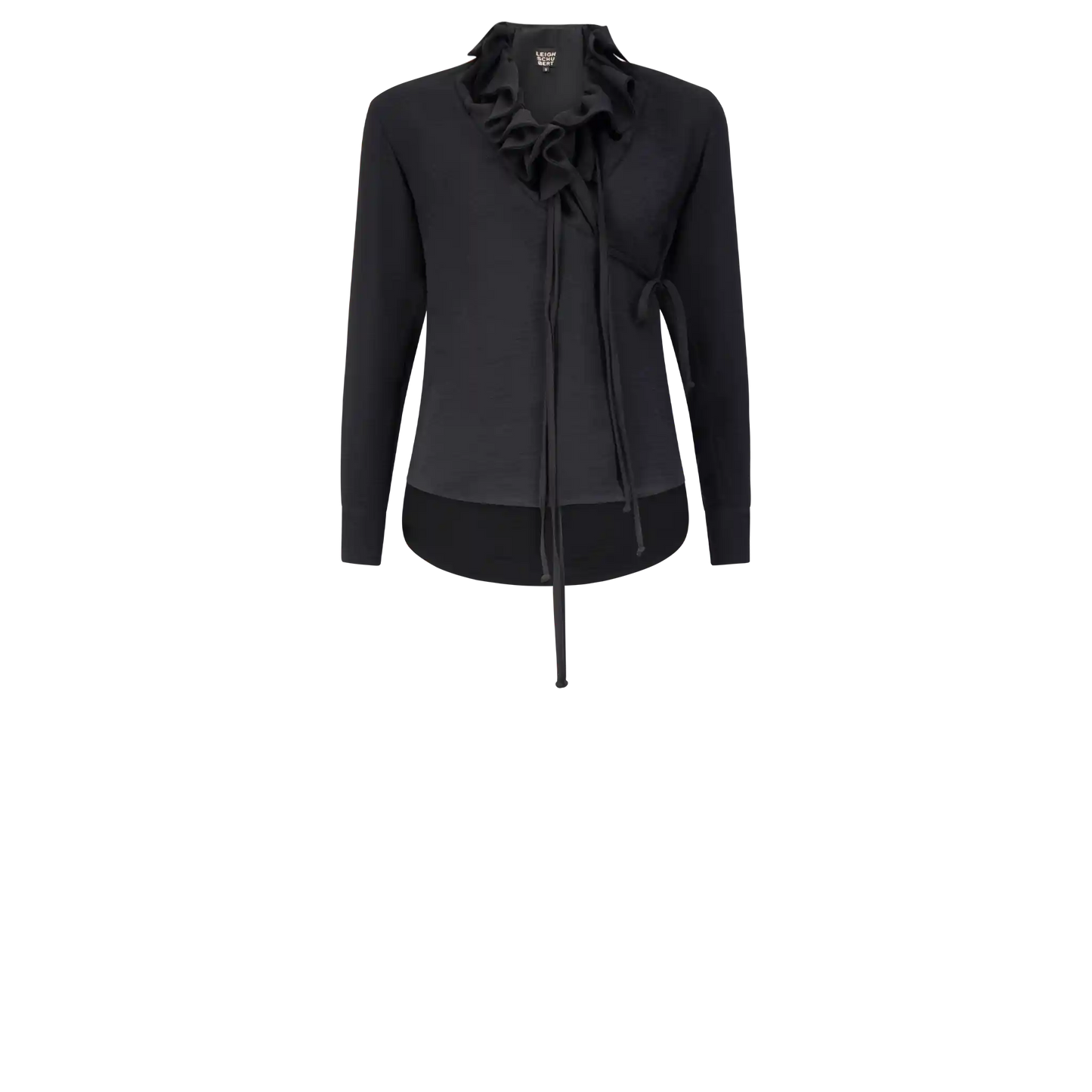 TINKA Black Crepe Shirts & Tops Leigh Schubert