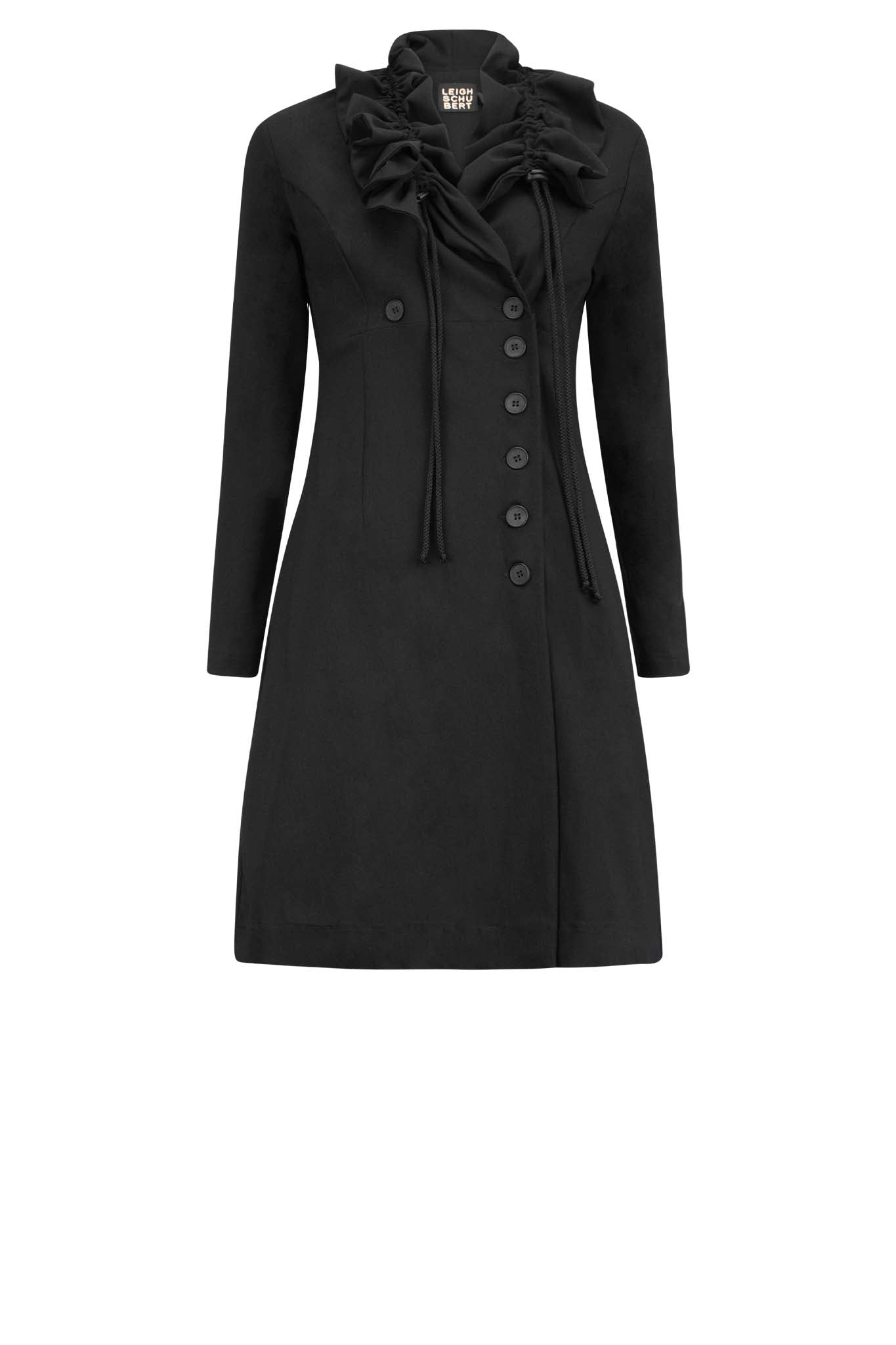 TONGA Black Coats & Jackets Leigh Schubert