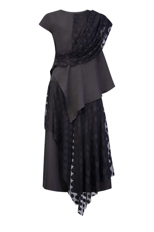 DAVIDSON Black Polka Mesh Outfit Sets Leigh Schubert