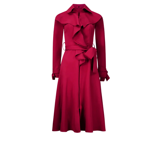 IRIS Red Coat Dresses Leigh Schubert