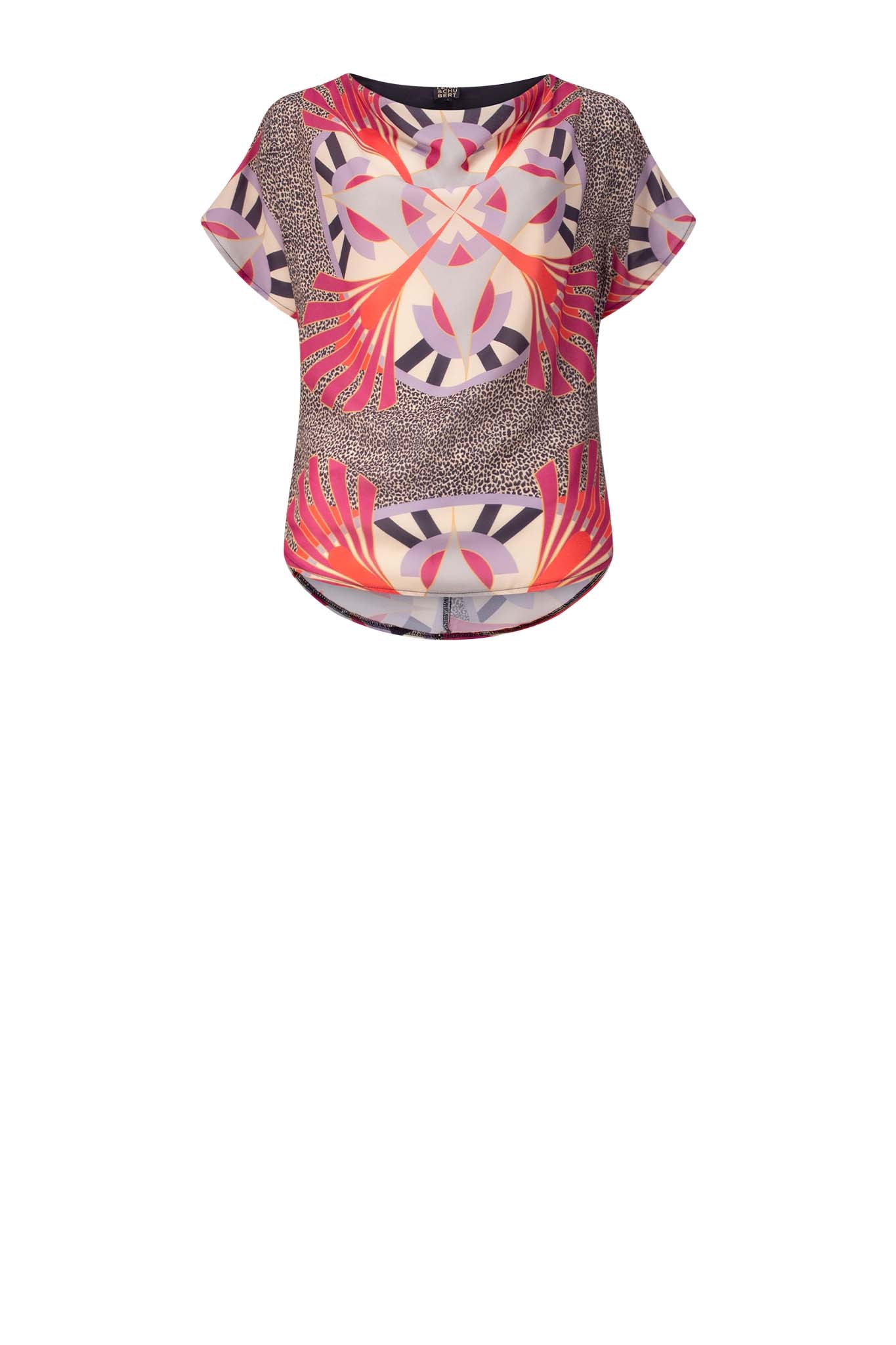 THEO Medal Small Lilac Leopard