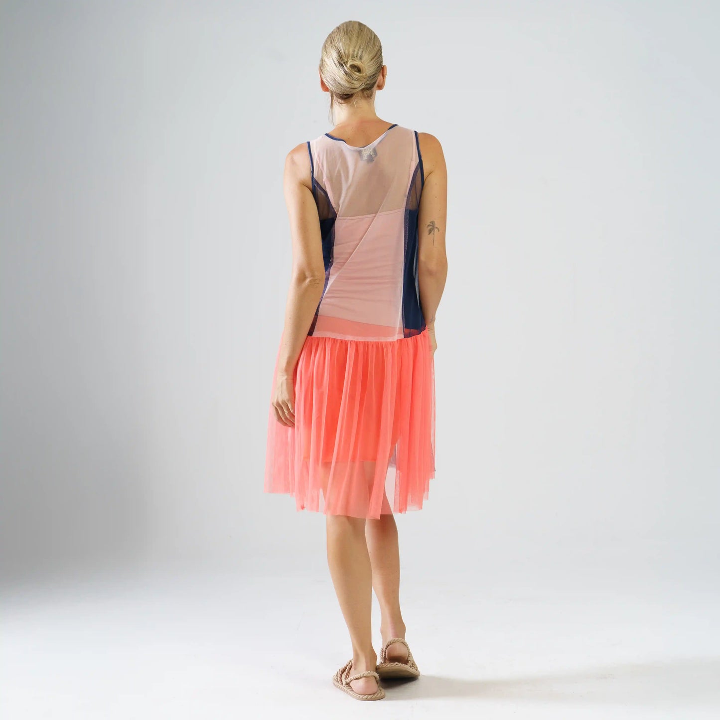 HELENA Navy Blush Lobster Dresses Leigh Schubert