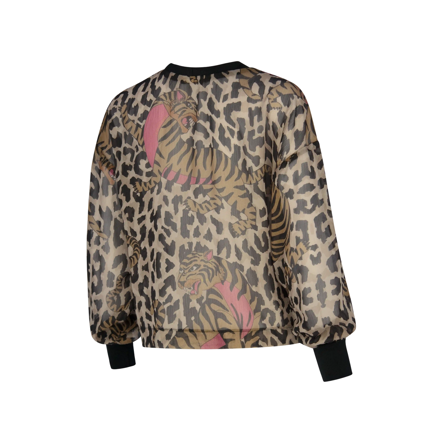 MAKUNDA Leopard Leap Print Stone Pink Shirts & Tops Leigh Schubert