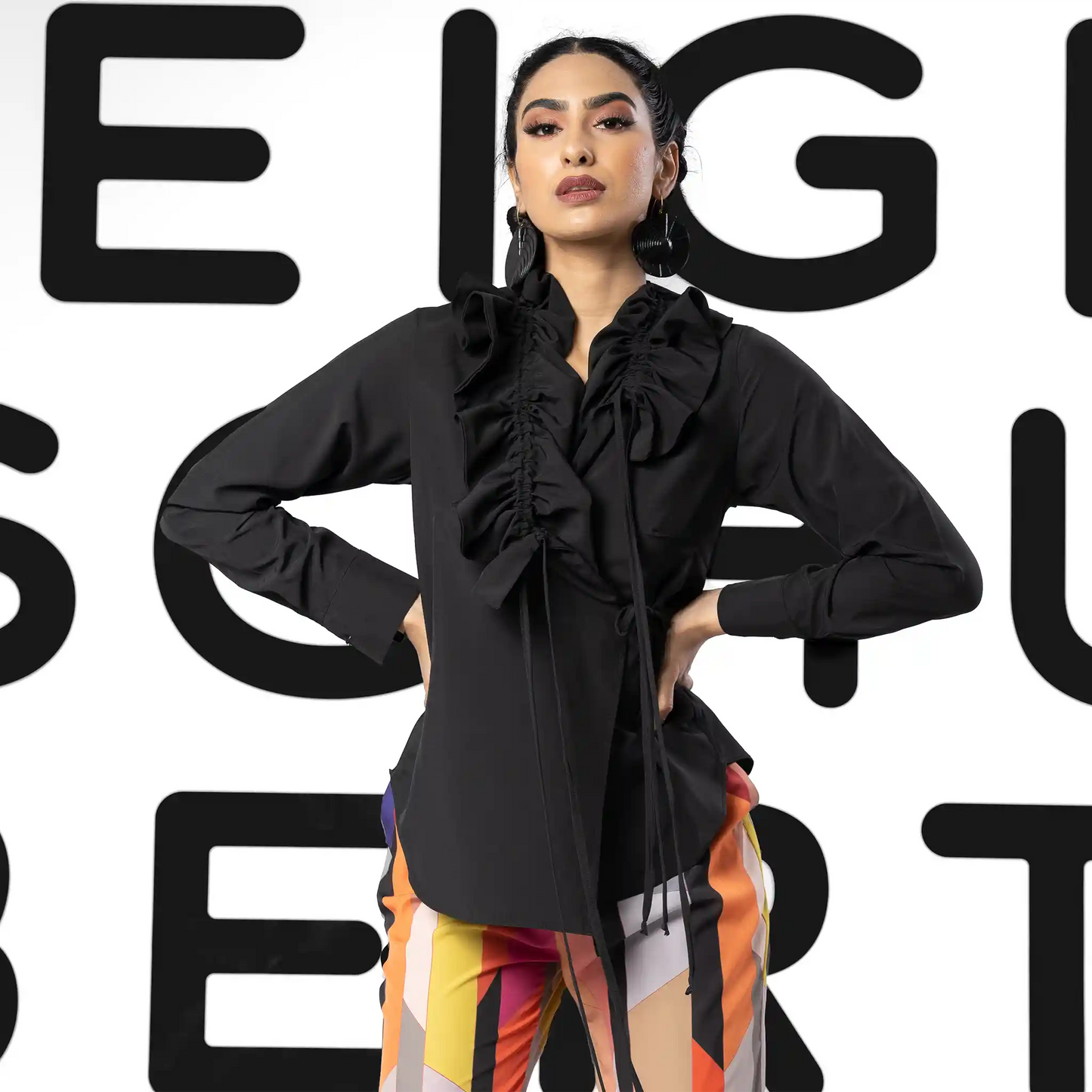 TINKA Ivory Twill Shirts & Tops Leigh Schubert