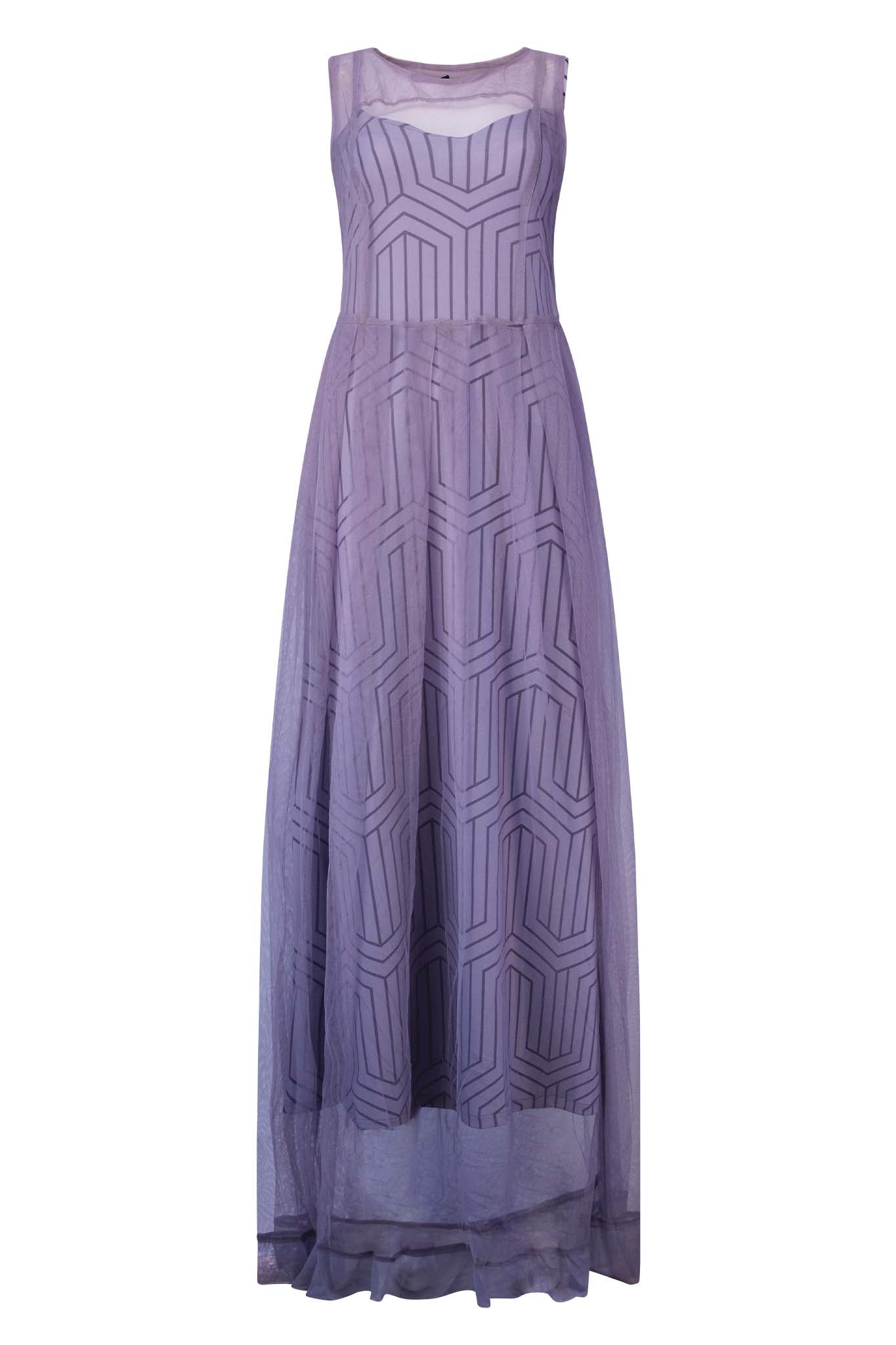 TEAGAN Grey Print Dresses Leigh Schubert