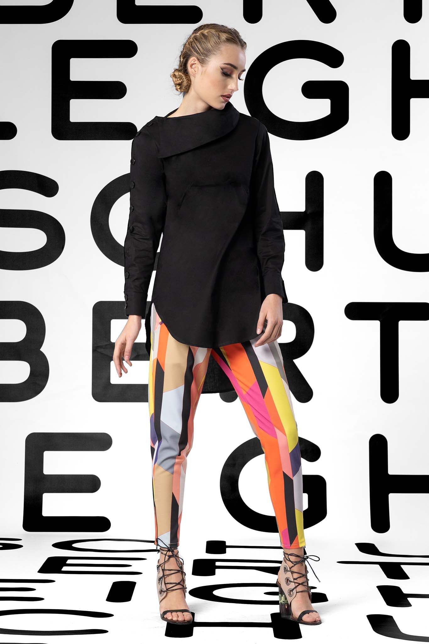 CARLA Black Shirts & Tops Leigh Schubert