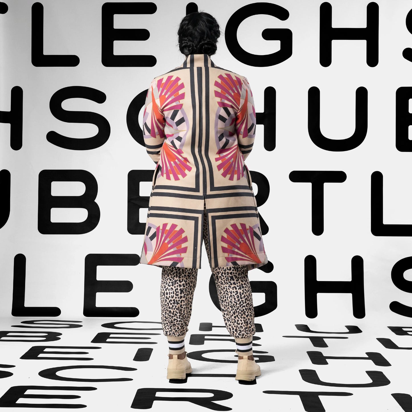 JOSYPHINE Block Medal Print Coats & Jackets Leigh Schubert