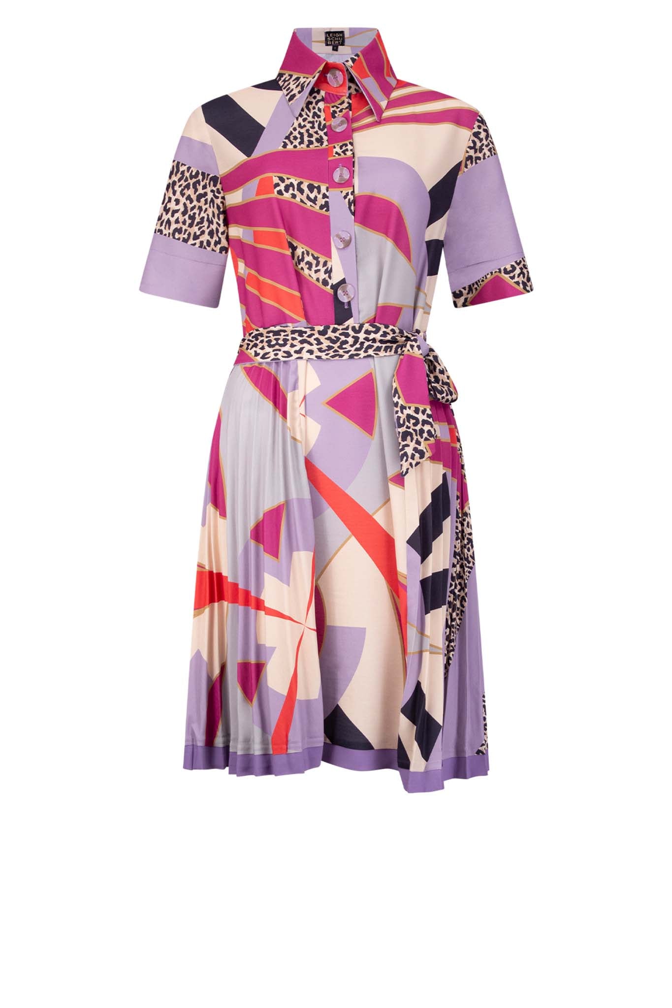 NOVAK Lilac Leopard Medal Print