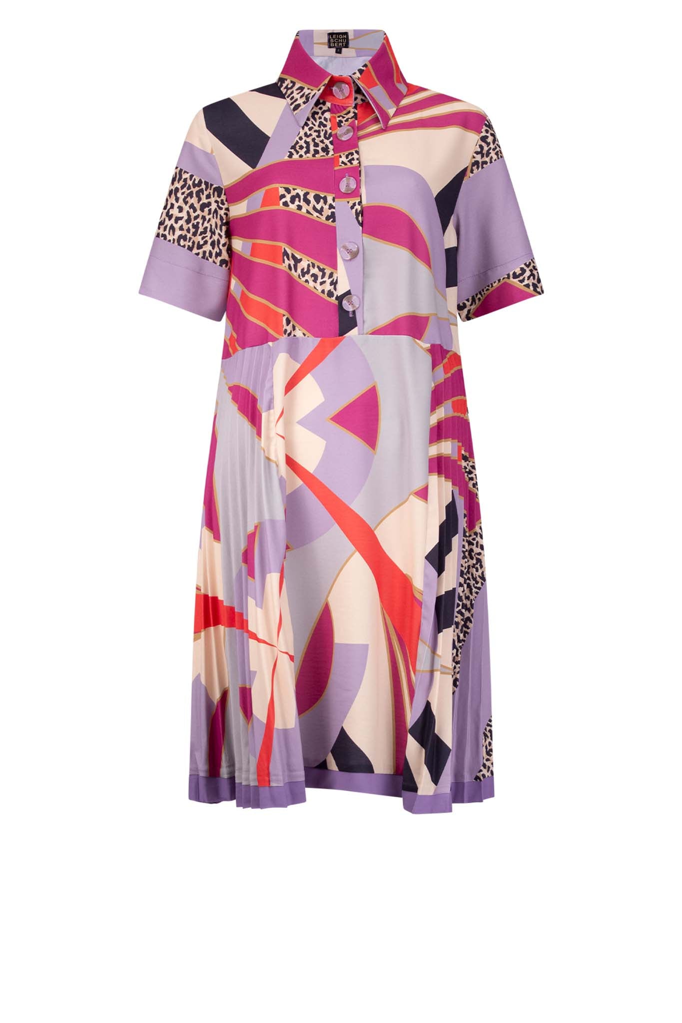 NOVAK Lilac Leopard Medal Print