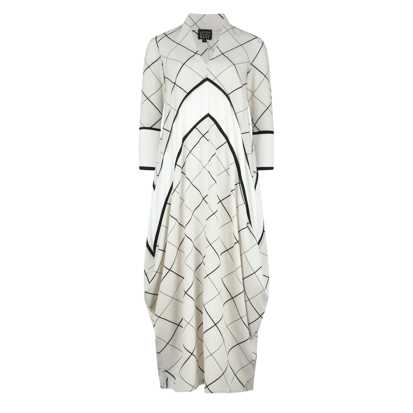 ROYCO Grid Print Dresses Leigh Schubert