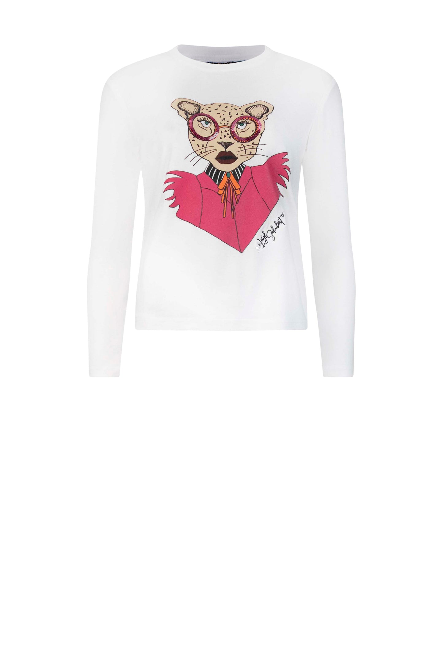 TEE SHIRT Long Sleeve Ivory Shirts & Tops Leigh Schubert