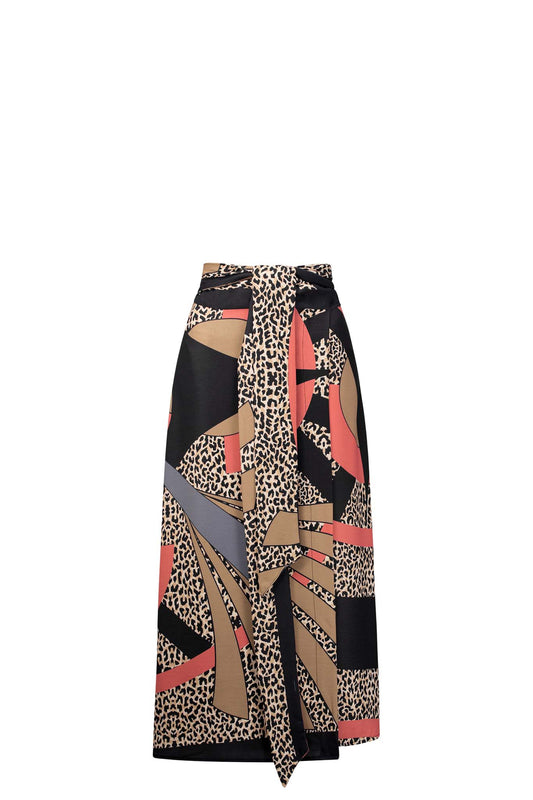 PANTHER Medal Black Leopard Print Skirts Leigh Schubert