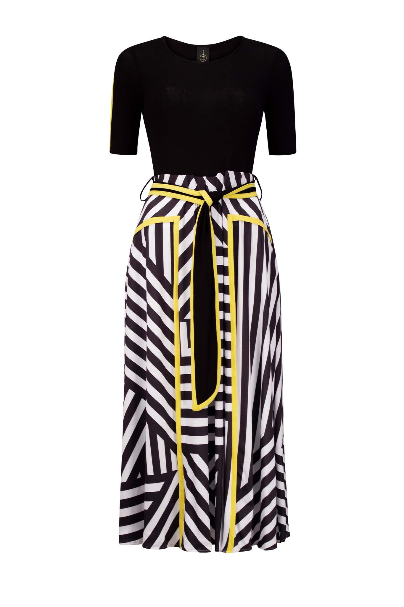 EXPLORA Black Haphazard Yellow