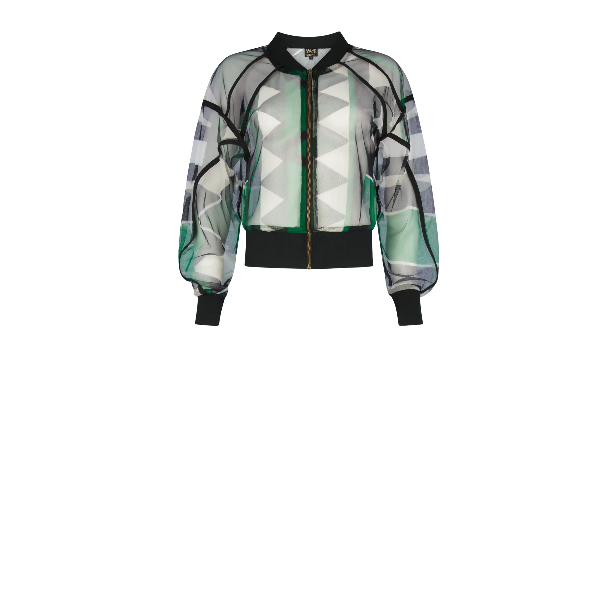 RAMONE Print Jayden Greens w Black Shirts & Tops Leigh Schubert