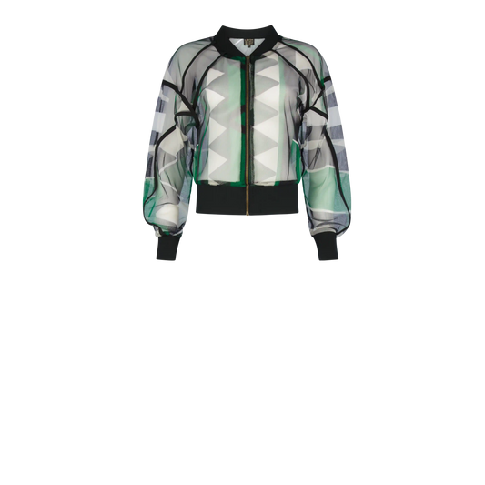 RAMONE Print Jayden Greens w Black Shirts & Tops Leigh Schubert