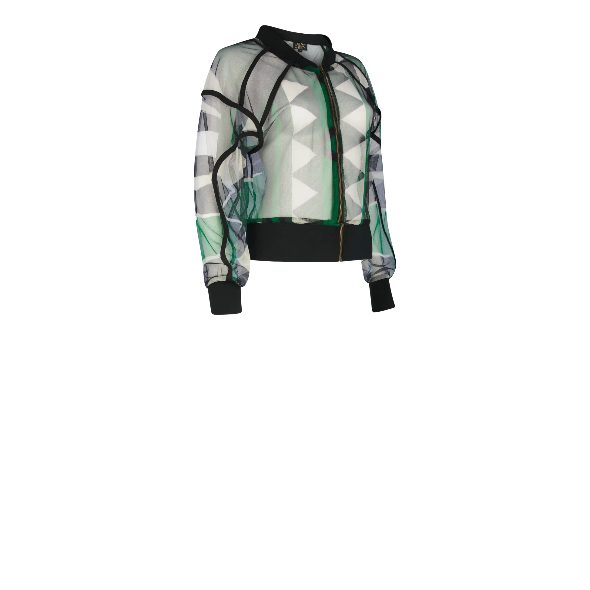 RAMONE Print Jayden Greens w Black Shirts & Tops Leigh Schubert