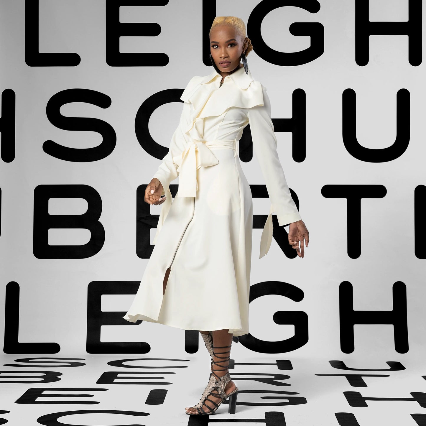 IRIS White Coat Dresses Leigh Schubert