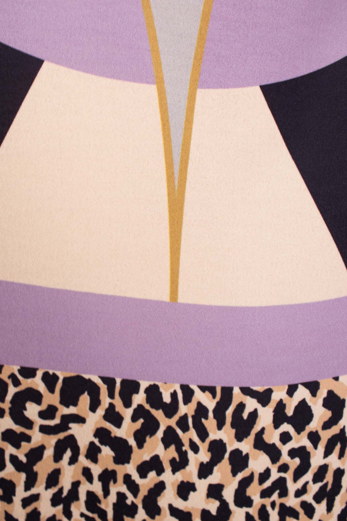 PANTHER Medal Lilac Print