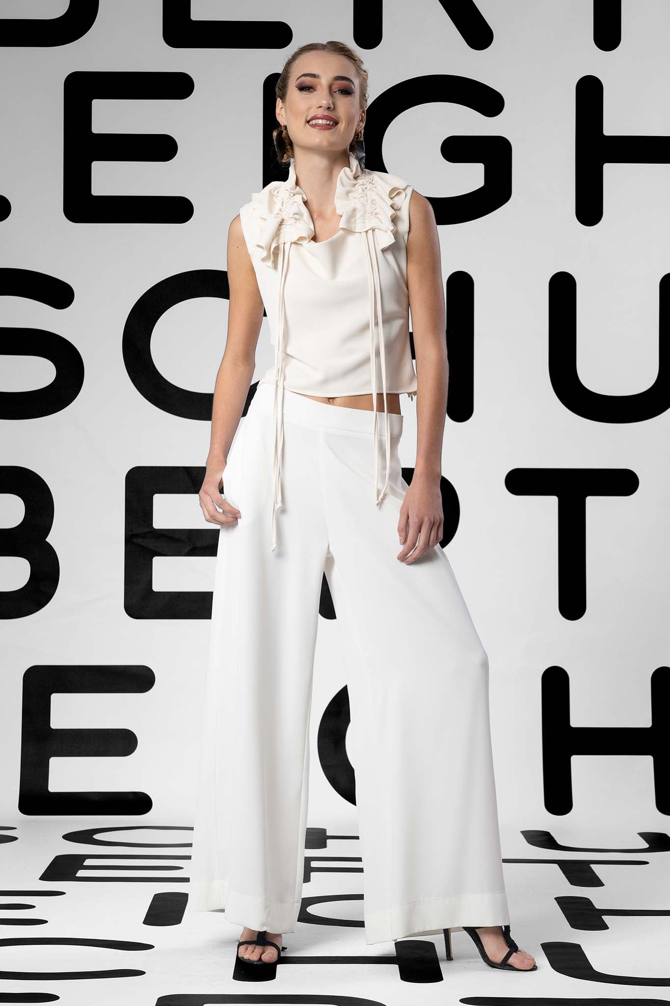 PRISCILLA Ivory Shirts & Tops Leigh Schubert