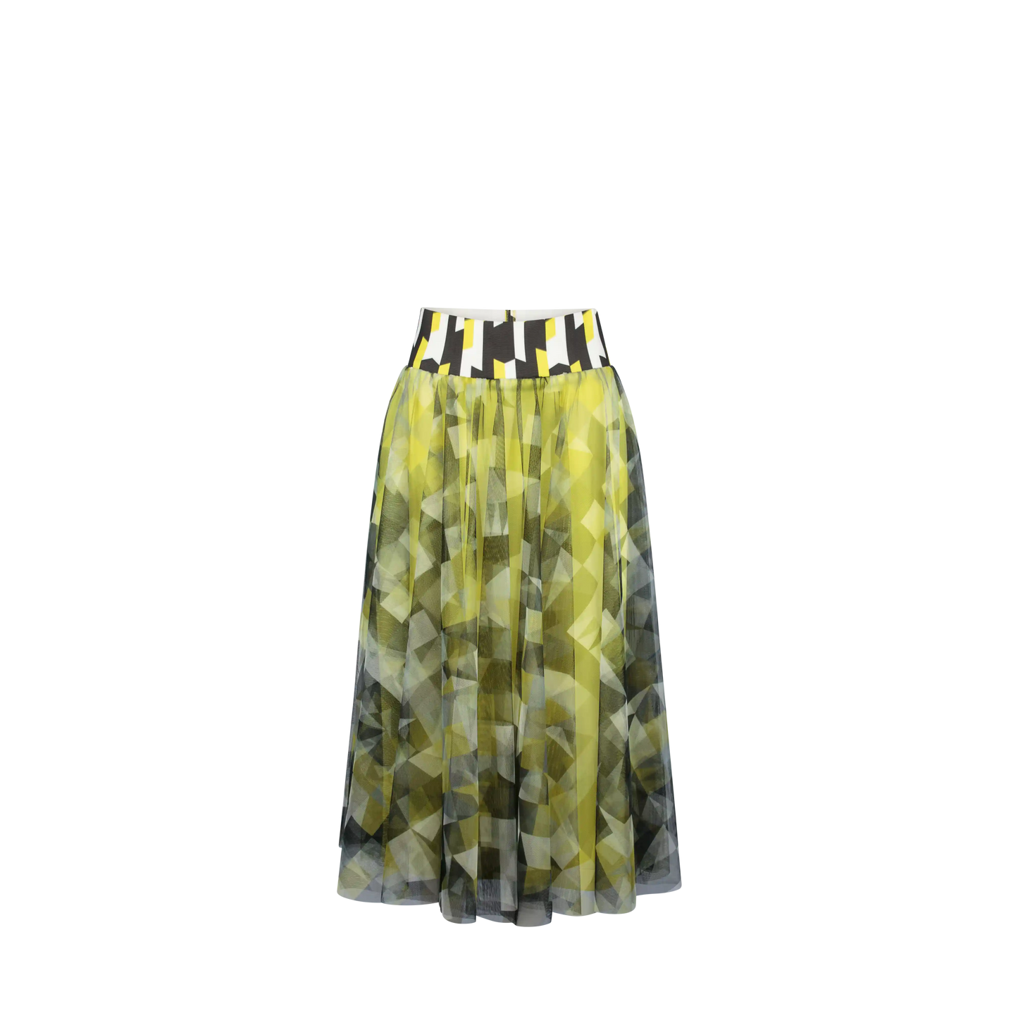 FENNELLA Citroen black grey print Skirts Leigh Schubert