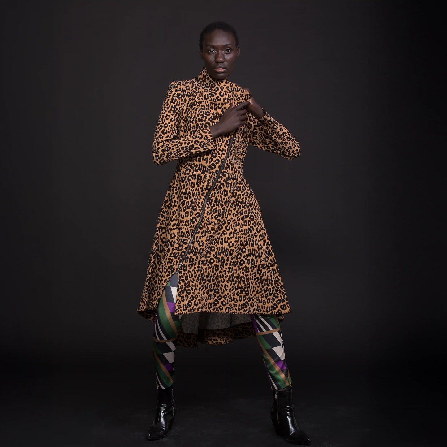 ATHLONE Black Coat Dresses Leigh Schubert