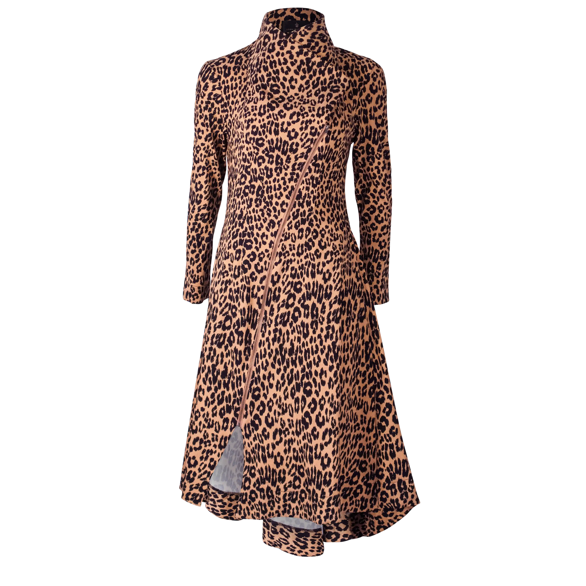 ATHLONE Leopard Toffee Coat Dresses Leigh Schubert