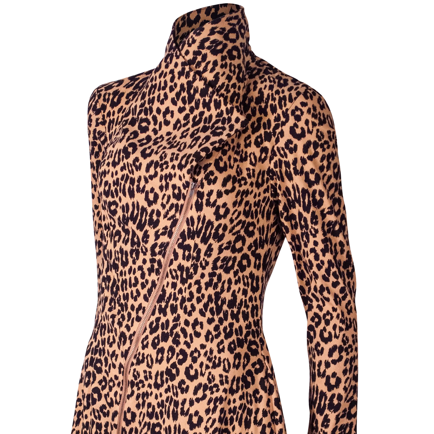 ATHLONE Leopard Toffee Coat Dresses Leigh Schubert