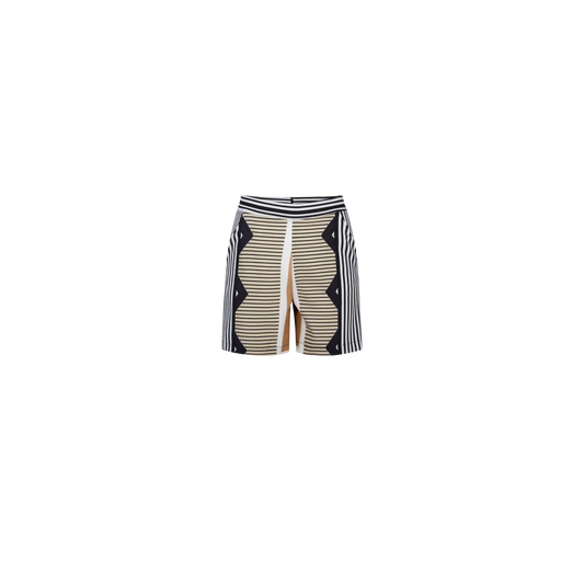 AYGENT SHORTS Azure Medal Print Shorts Leigh Schubert