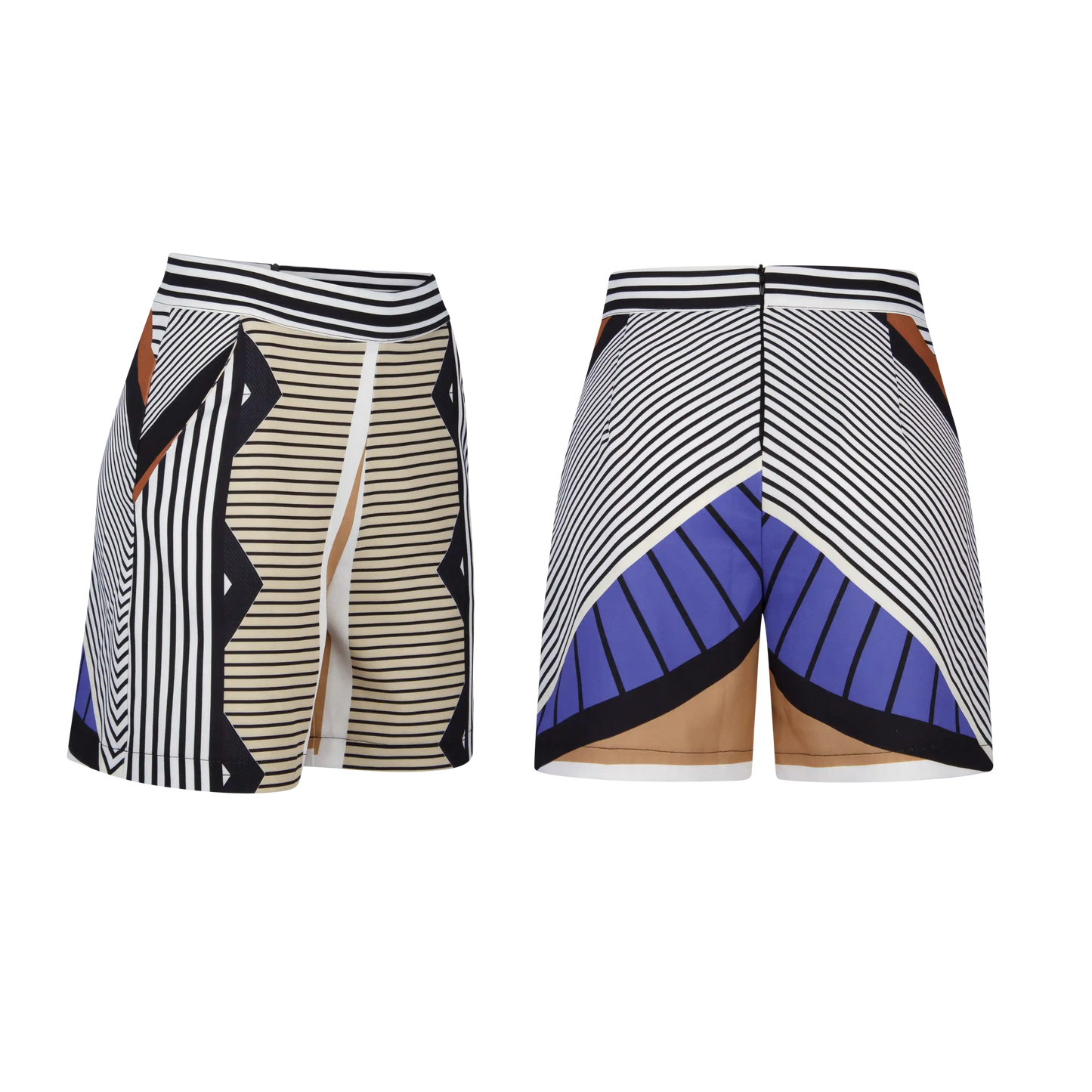 AYGENT SHORTS Azure Medal Print Shorts Leigh Schubert