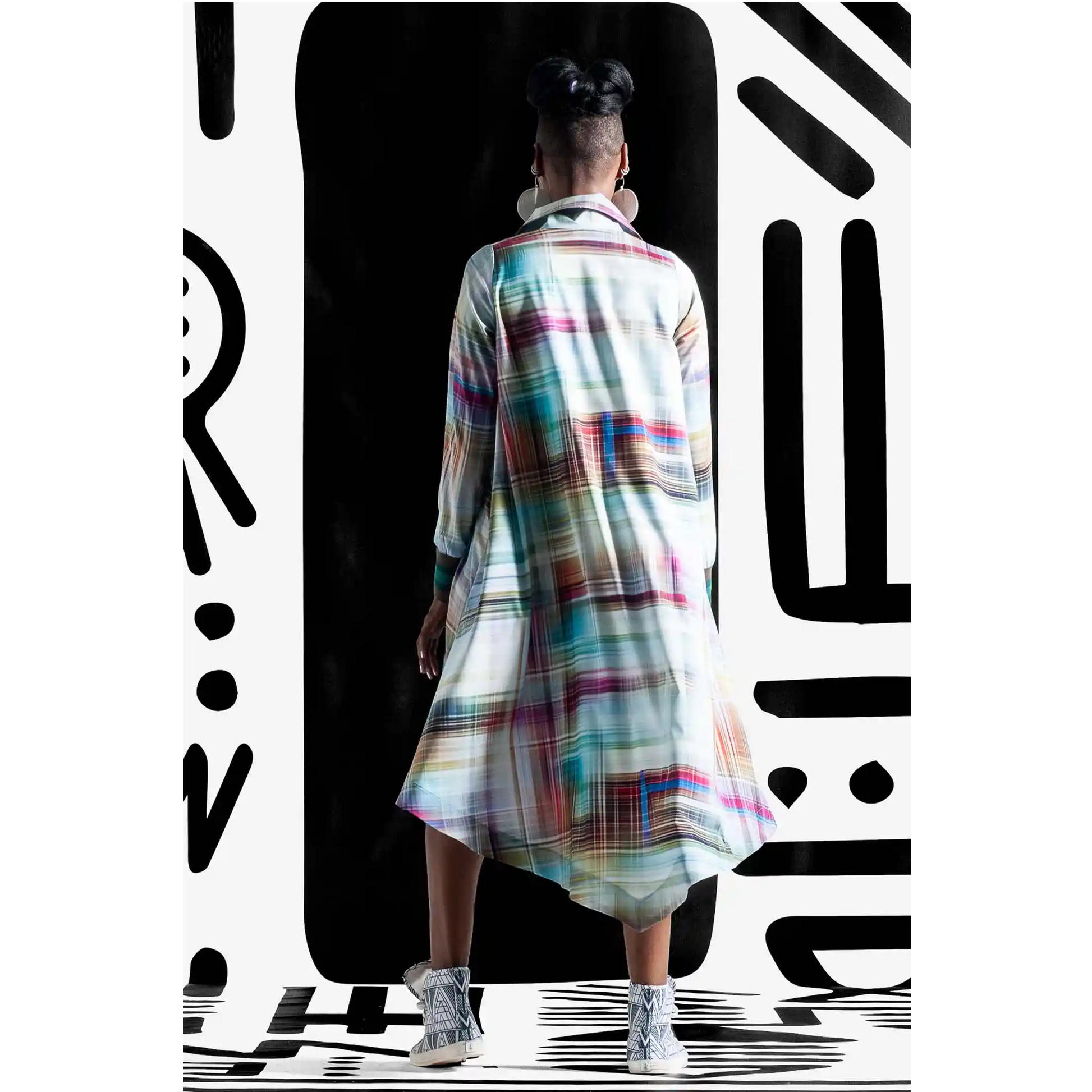 BALMORAL Wild Print Black & White Dresses Leigh Schubert