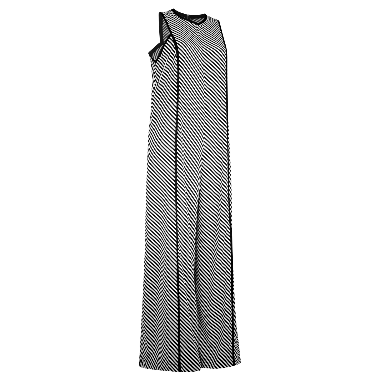 BOSWELL Diagonal Print Black Jumpsuits & Rompers Leigh Schubert