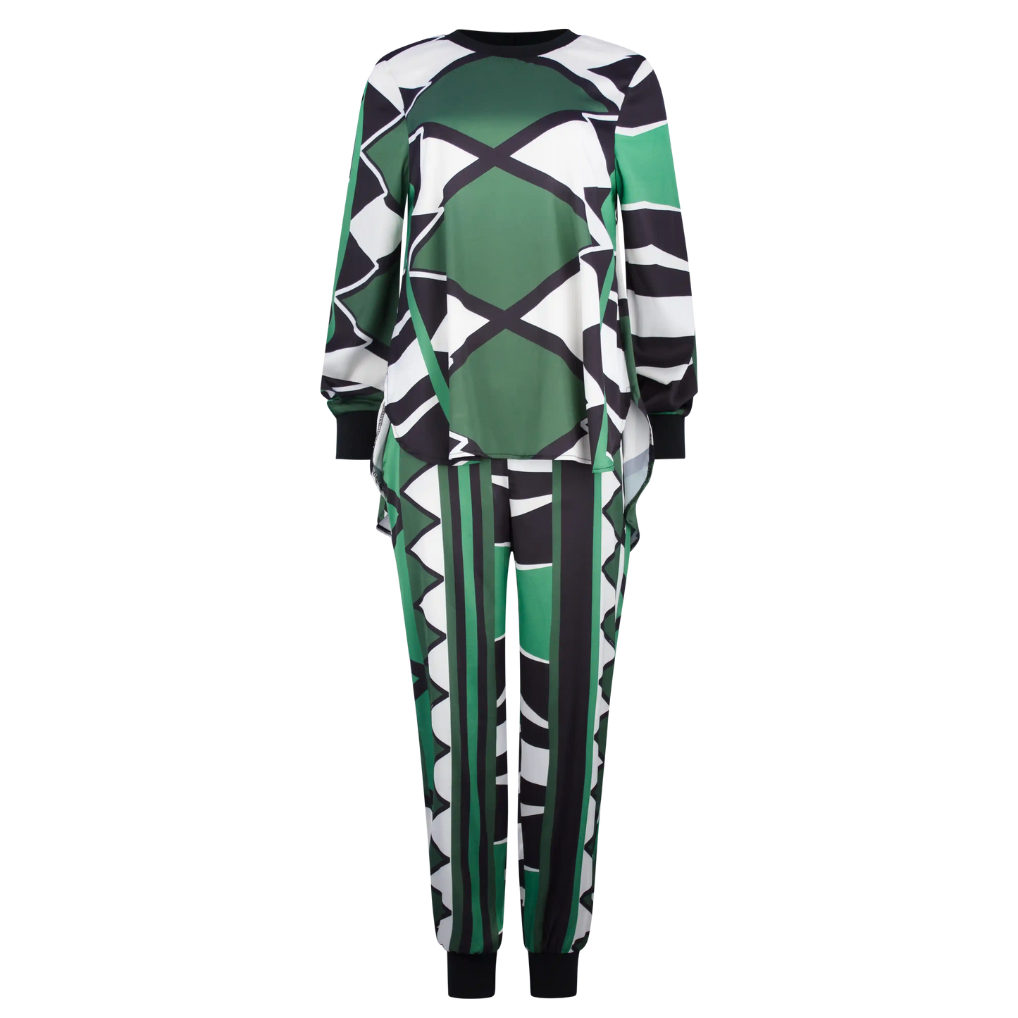 BRUMILDAH Forest Emerald Print Outfit Sets Leigh Schubert