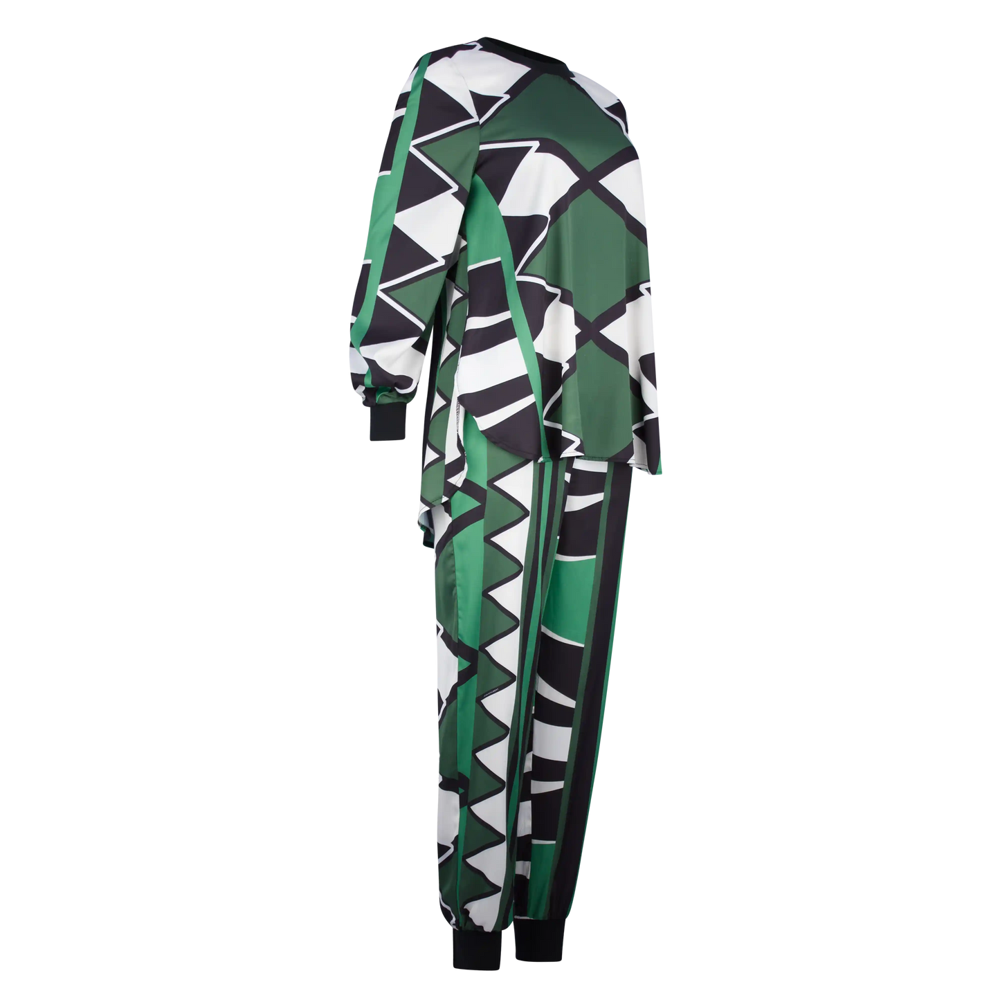 BRUMILDAH Forest Emerald Print Outfit Sets Leigh Schubert