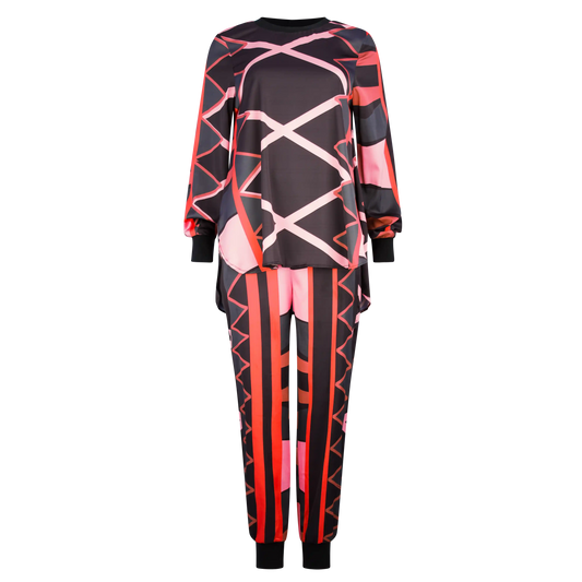 BRUMILDAH Jayden Navy Print Outfit Sets Leigh Schubert