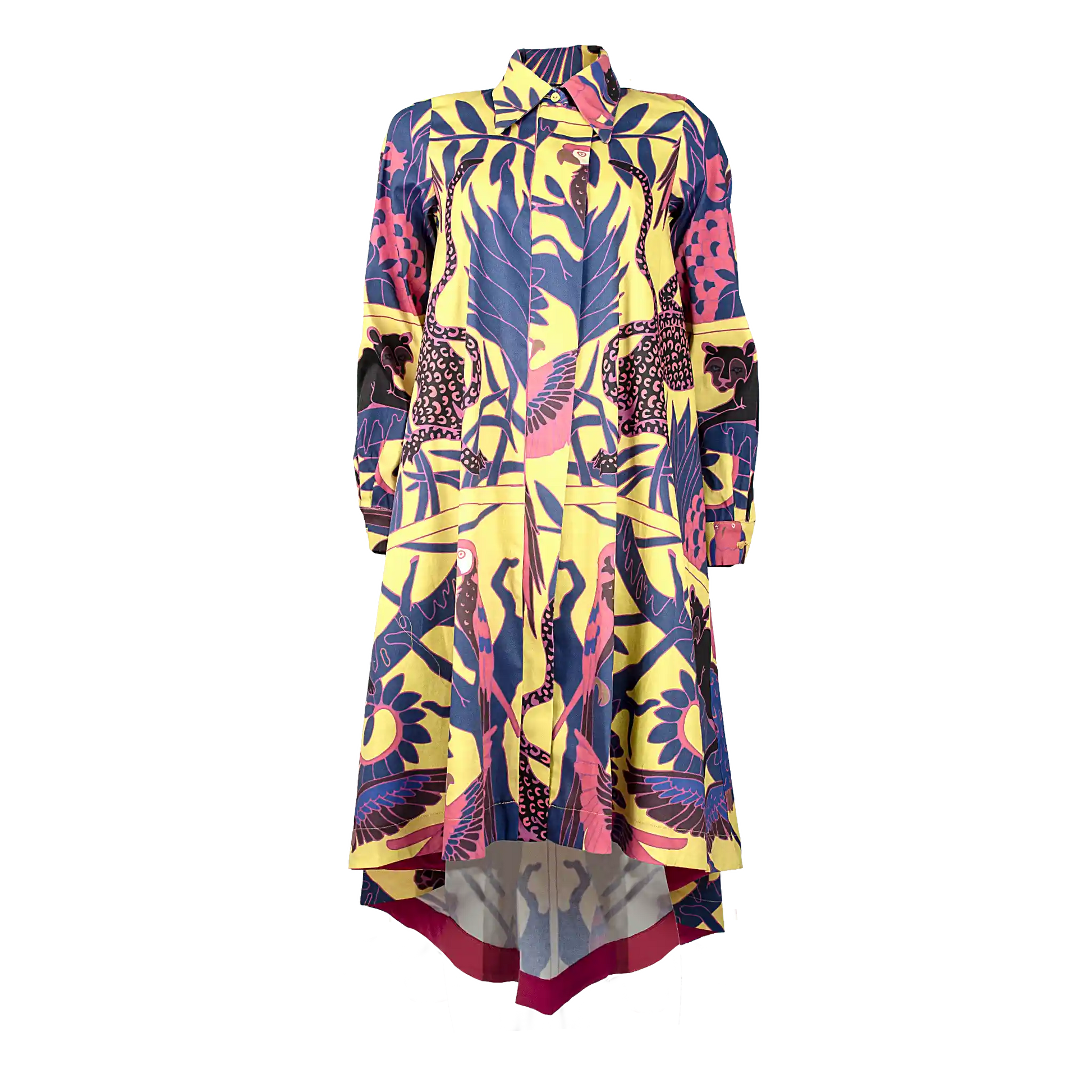 BALMORAL Wild Print Yellow Dresses Leigh Schubert