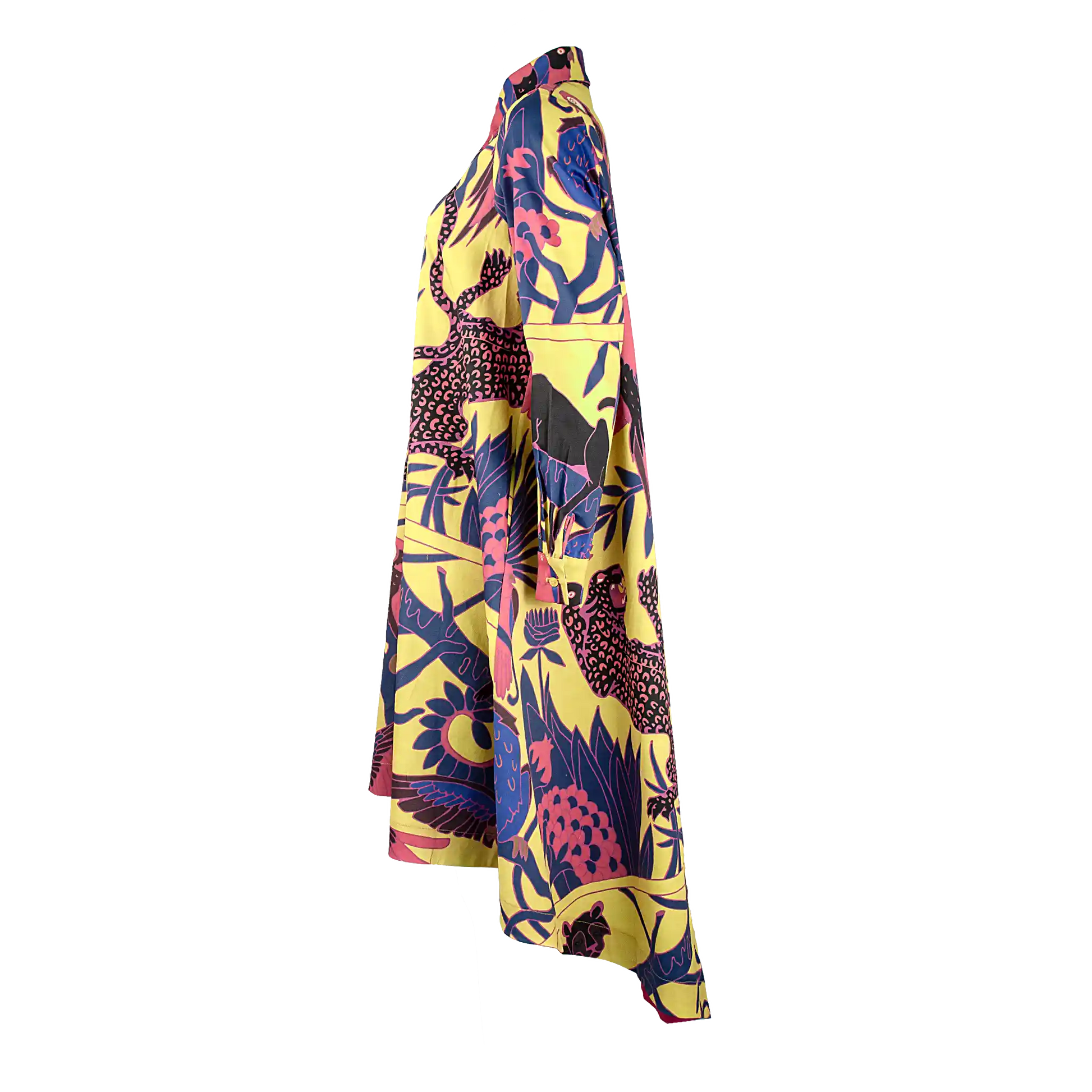 BALMORAL Wild Print Yellow Dresses Leigh Schubert